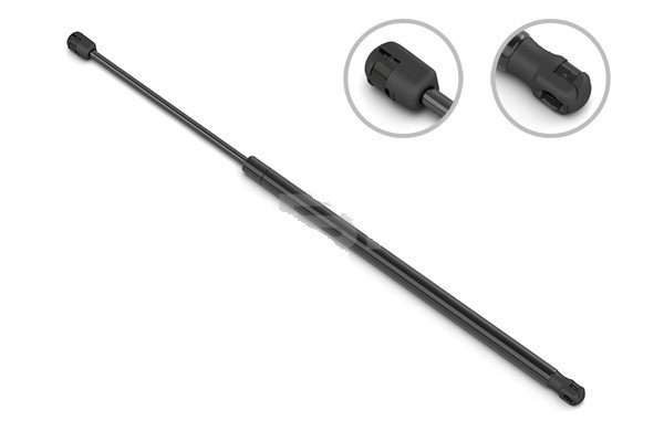 Amortizor haion spate BMW Seria 5 GT (F07), 06.2009-07,2013, pentru partea de jos de la hayon, partea stanga=dreapta, lungime/cursa/forta 371mm/135mm