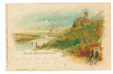 10058 - 5753 KOBLENZ, Schloss Stolzenfels, Germania - old postcard - used - 1904, Circulata, Printata