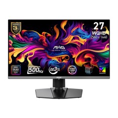 MSI MAG 272QP QD, OLED X50 , Monitor Gaming 26.5 WQHD 500Hz 0.03ms, QD, OLED, HDMI 2.1, DP, USB, C PD15W