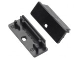 Obturator Negru pentru Profil LED WIDE24, Set 20 Bucăți