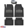 Covorase Auto TeamCar&reg; Tip Tavita Compatibile Mitsubishi ASX I (2010&ndash;2023) - Suv Silver, Cauciuc, Oem