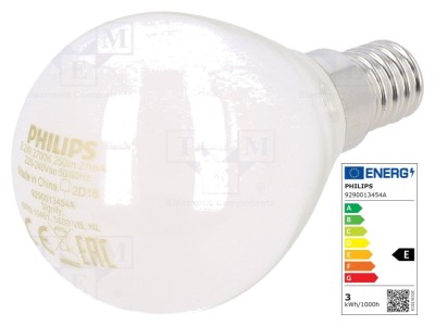 Lampă LED E14 2.2W, 2700K, 250lm foto