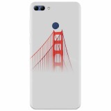 Husa silicon pentru Huawei Y9 2018, Red Bridge In Clouds