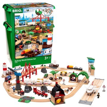 Set deluxe lumea trenuletelor BRIO, 3+ ani foto