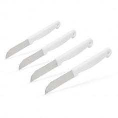 Set cuțite de bucătărie albe – 4 piese