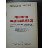 ROMULUS SEISANU - PRINCIPIUL NATIONALITATILOR