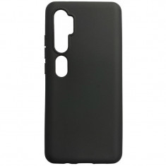 Husa Cover Senso Silicon Soft Mat pentru Xiaomi Mi Note 10/Mi Note 10 Pro Negru foto