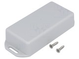Carcasă universală cu dimensiuni 40mm x 80mm x 20mm și lame de fixare