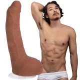 Dildo Realist Leo Vice, Ultraskyn, Dual Density, Vac-U-Lock, Caramel, 19.1 cm, Doc Johnson