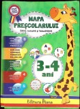 MAPA PRESCOLARULUI 3-4 ANI (4 CARTICELE)-M. FERTIGAN, L. POP, R.V. TAPESCU SI COLAB.-344579