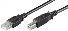 Cablu USB A tata - USB B tata 1.8m Goobay foto