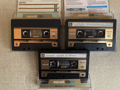 Lot 3 Casete MAXELL XL II Epitaxial CrO2 - Inregistrate o singura data - 9 foto