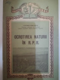 Ocrotirea naturii &icirc;n RPR, Valeriu Puscariu 1956, 75 p, Soc pentru Răsp&acirc;ndirea Șt