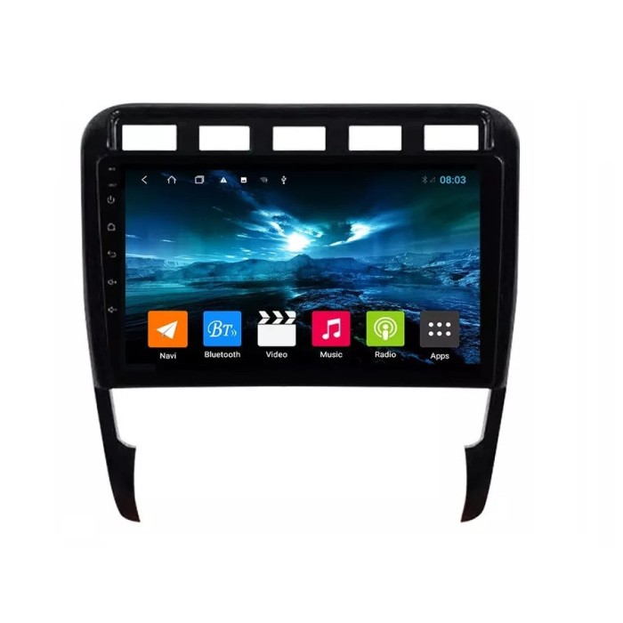 Navigatie Auto Multimedia cu GPS Porsche Cayenne (2002 - 2010), Android, Display 9 inch, 2GB RAM +32 GB ROM, Internet, 4G, Aplicatii, Waze, Wi-Fi, USB