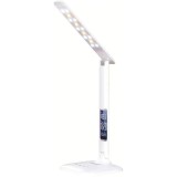Lampa birou LED cu ceas Home LA 5, 5W, Alarma, Termometru, Alb
