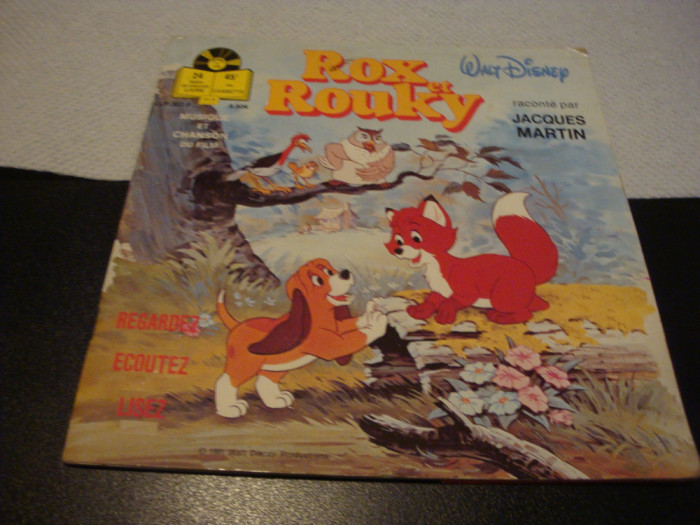 Walt Disney - Rox et Rouky - 1981 - in franceza - fara disc, caseta