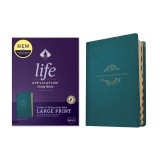 NKJV Life Application Study Bible, Third Edition, Large Print (Red Letter, Leatherlike, Teal Blue, Indexed)