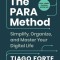 The Para Method: Simplify, Organize, and Master Your Digital Life