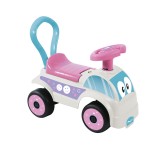 Masina fara pedale Foot to Floor - Alb roz