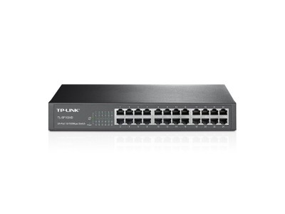 SWITCH 24 PORTURI TP-LINK TL-SF1024D 10/100MB foto