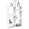 Biblioteca Gossi Alb 100x33x135 cm Lemn Prelucrat Rafturi Multiple Depozitare Living