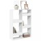 Gossi biblioteca, alb, 100x33x135 cm, lemn prelucrat