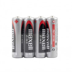 Baterie zinc R6 (AA) Maxell, infoliat, 4 bucati