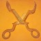 7356-Cleste Rustic Grecia vechi lemn cu defect manual executat.