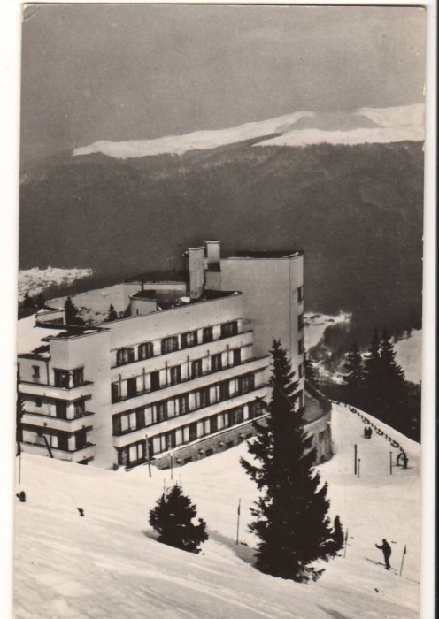 CPIB 15868 CARTE POSTALA - SINAIA. HOTEL TURISTIC COTA 1400, RPR