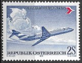 B2132 - Austria 1973 - Aviatie neuzat,perfecta stare, Nestampilat