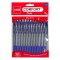 Set Pixuri Ballpoint, Cello Comfort, Corp Transparent, Grip Albastru, V&acirc;rf 1.0mm, 12 Bucăți