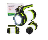 Lanterna multifunctionala reincarcabila 2 in 1, verde, Lean 30975