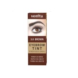 Vopsea de sprancene Professional, Pulbere Henna, Maro Inchis, 3.0, Venita, 5gr + 5grl