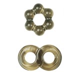 Inele pentru penis - JoyRings Rezistenta Set de Inele de Penis (2 bucati) Cresc Stimularea In Timp ce Iti Imbunatatesc Erectia, Loving Joy