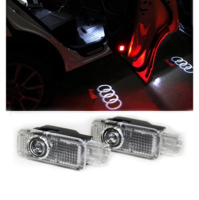 Proiectoare Logo Audi,Lampi Led Portiera usa Audi A3 A4 A5 A6 A8 Q3 Q5 Q7 foto