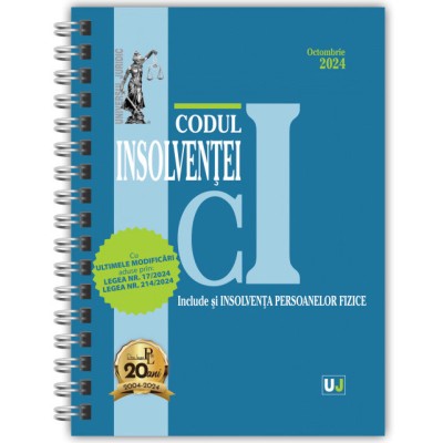 Codul insolventei octombrie 2024 (editie spiralata) foto