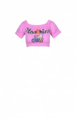 Tricou dama Moschino Couture, Pinup crop top foto