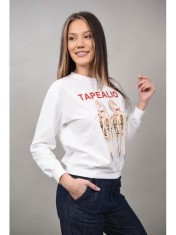 HANORAC SPORT TENISI CU SIRET SARDO Alb M-L