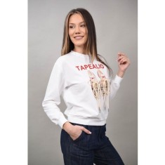 HANORAC SPORT TENISI CU SIRET SARDO Alb M-L