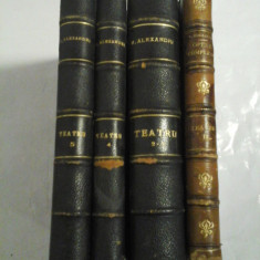 VASILE ALECSANDRI - Opere complete - TEATRU (5 Volume-4 carti) - 1903-1908