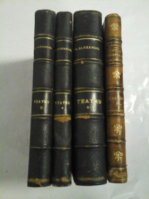 VASILE ALECSANDRI - Opere complete - TEATRU (5 Volume-4 carti) - 1903-1908 foto