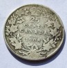 70. Moneda Canada 25 cents 1908 - Argint (tiraj 495.016 buc), America de Nord
