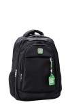 Rucsac laptop textil verde negru 31 x 20 x 50 cm