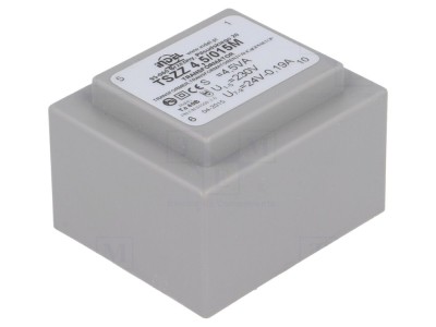 Transformator &amp;icirc;ncapsulat PCB 4,5VA 230V 24V foto