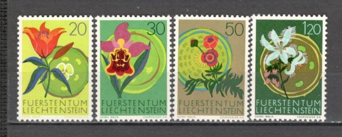 Liechtenstein.1970 Flori endemice SL.45