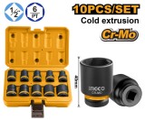 Cumpara ieftin Trusa chei Tubulare IMPACT 1/2 10 bucati 10-24mm, Ingco HKISSD12101