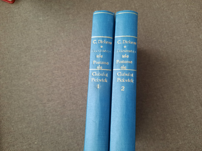 Charles Dickens - Documentele postume ale clubului Pickwick 2 VOL LEGATE DE LUX