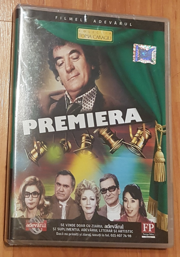 DVD Filmele Adevarul - Premiera cu Toma Caragiu, Romana | Okazii.ro
