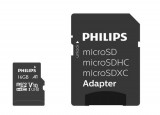 Card de memorie Philips MicroSDHC, 16GB, Class 10 UHS-I U1, Adaptor SD inclus