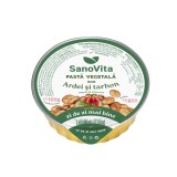 Pasta vegetala tartinabila din bob cu ardei si tarhon VegieLife, 100g, Sanovita